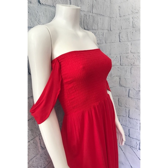 🔥 Sale🔥 Lady in Red - Hi Lo Maxi Dress - Picture 4 of 6